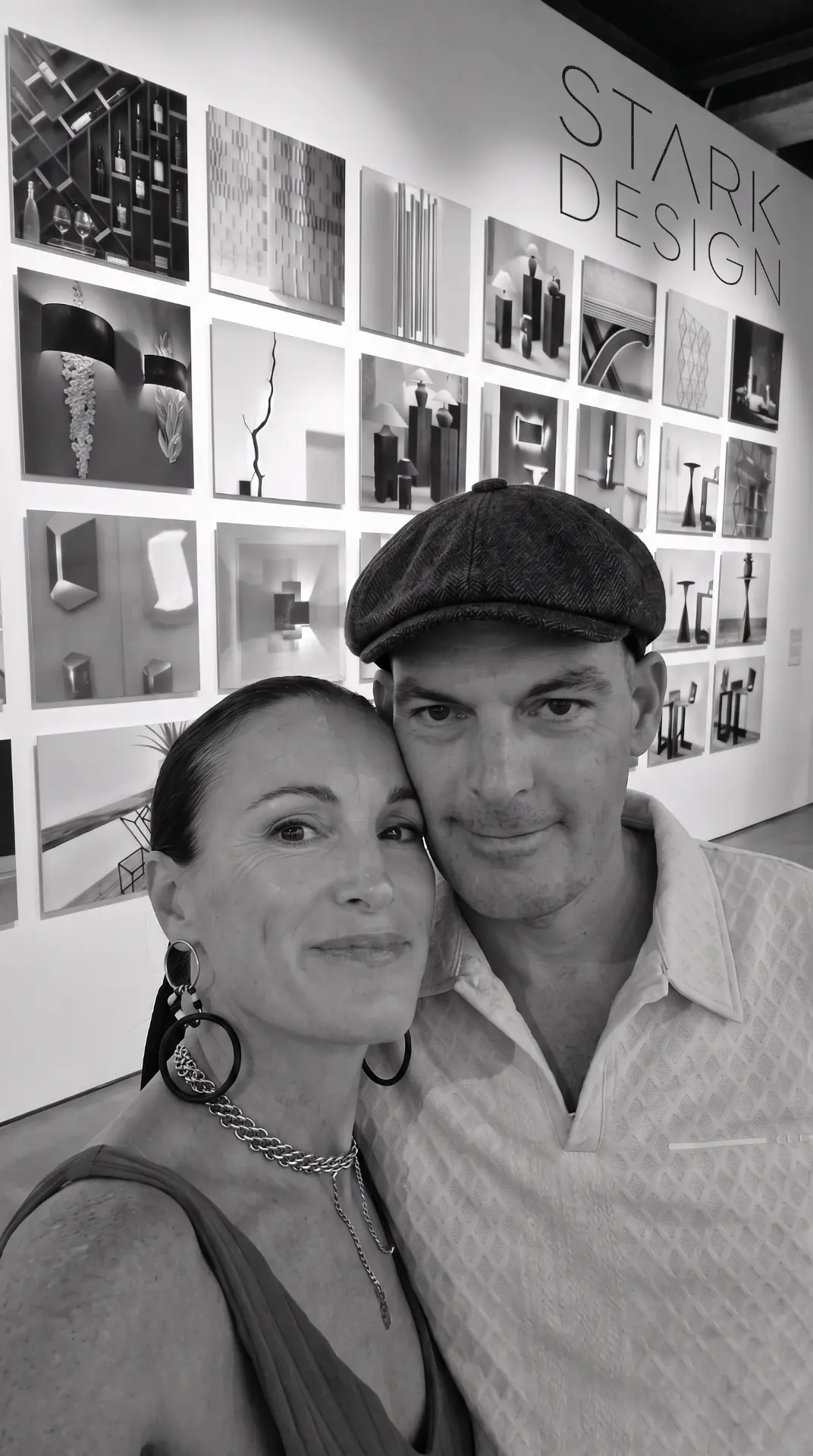 Nicola and Graham at an exhibition