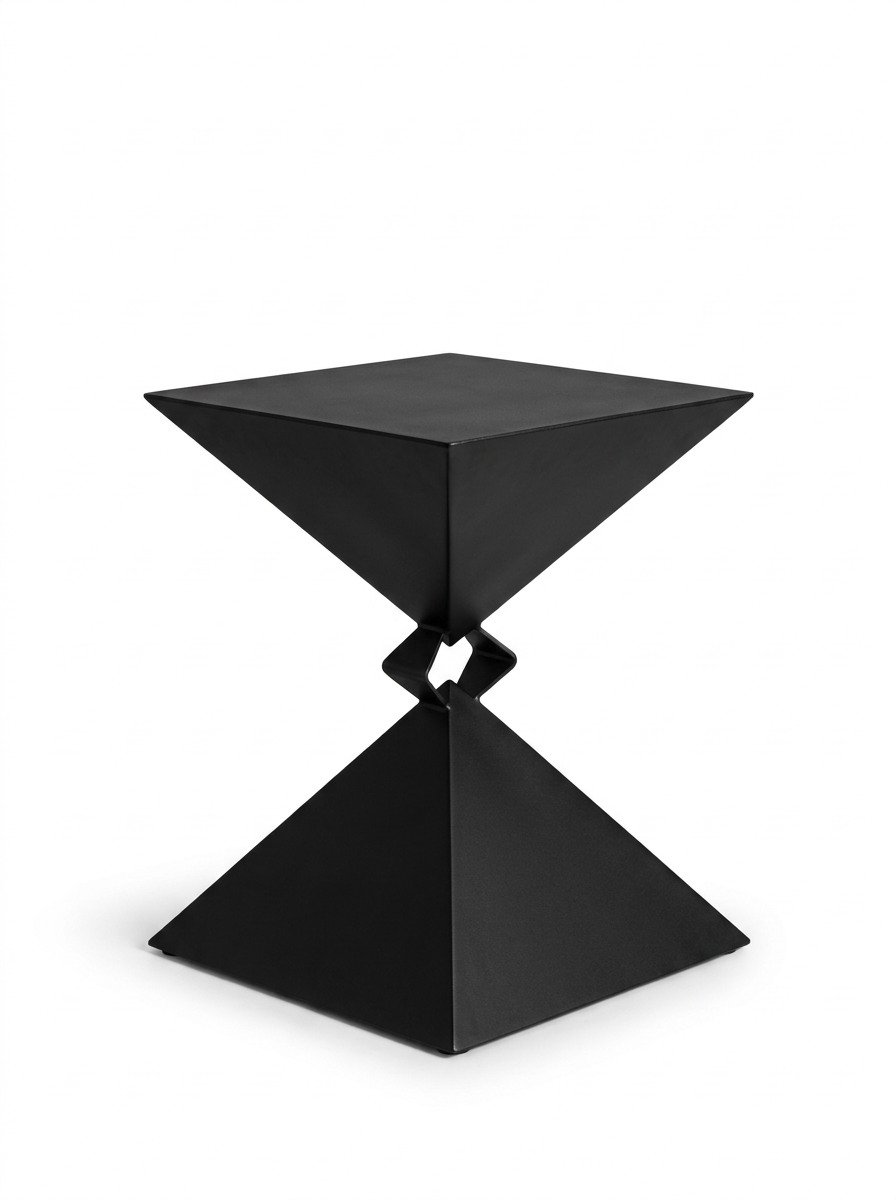 Pyramid Side on a white background